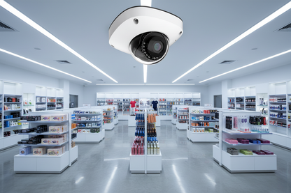 Lend'L outdoor mini dome CCTV camera — vandal-resistant dome housing close-up